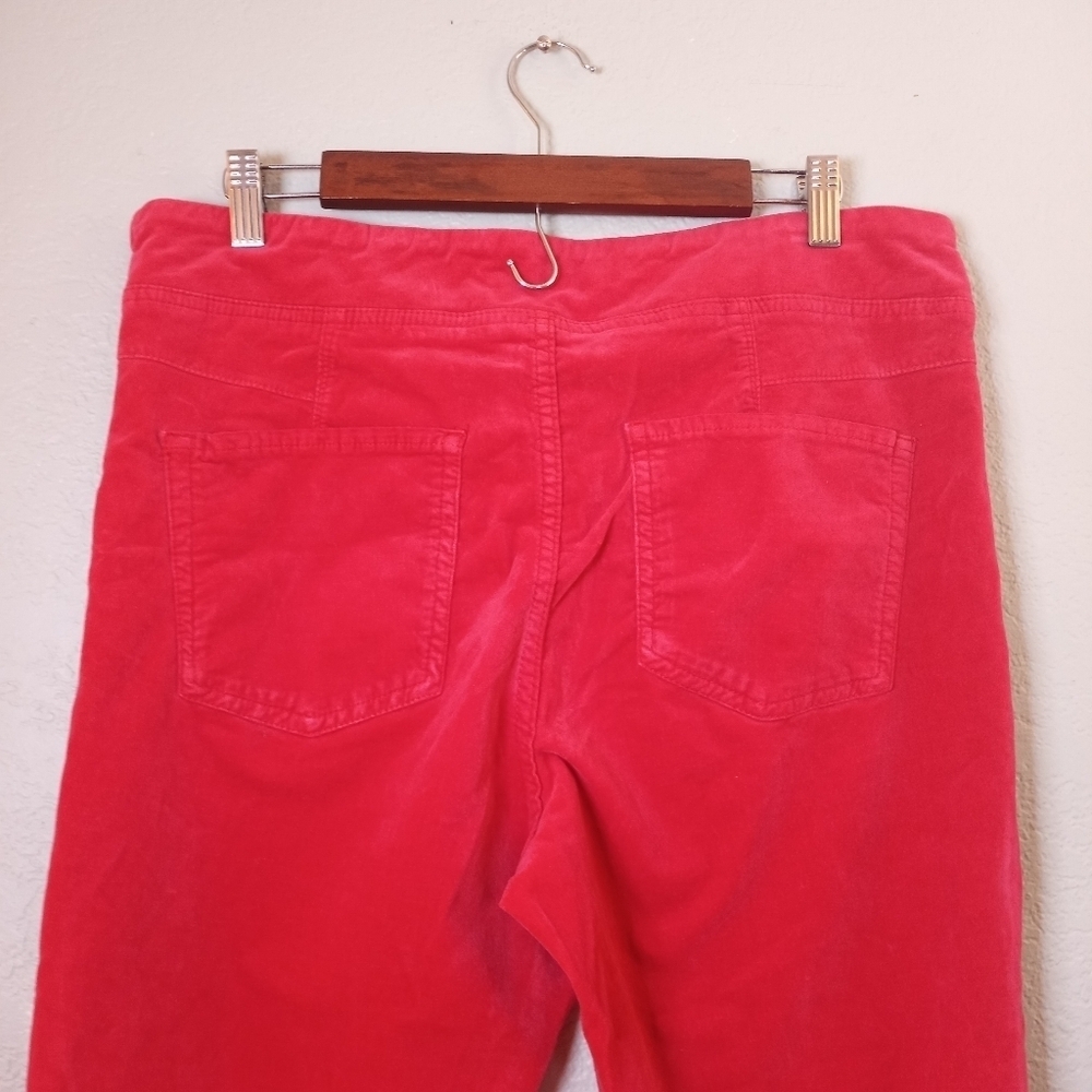 Free People In My Feelings Velvet Corduroy Slim Kick Crop Bohemian Hippie Flare - Picture 8 of 11